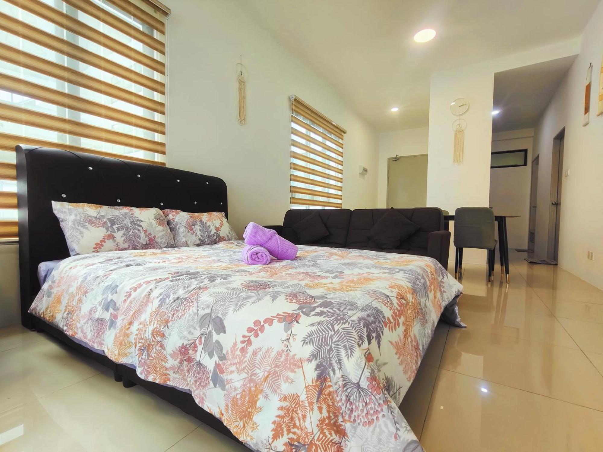 Apartment Gem Minimalist 2br 4beds Entire Kuching